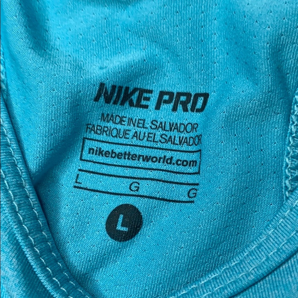 Nike Light Blue Tank Top - Picture 2 of 4
